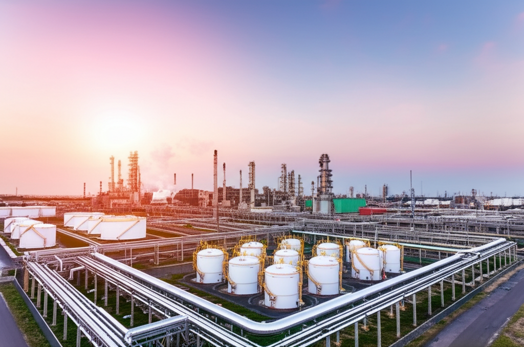 Sprawling Refinery Complex